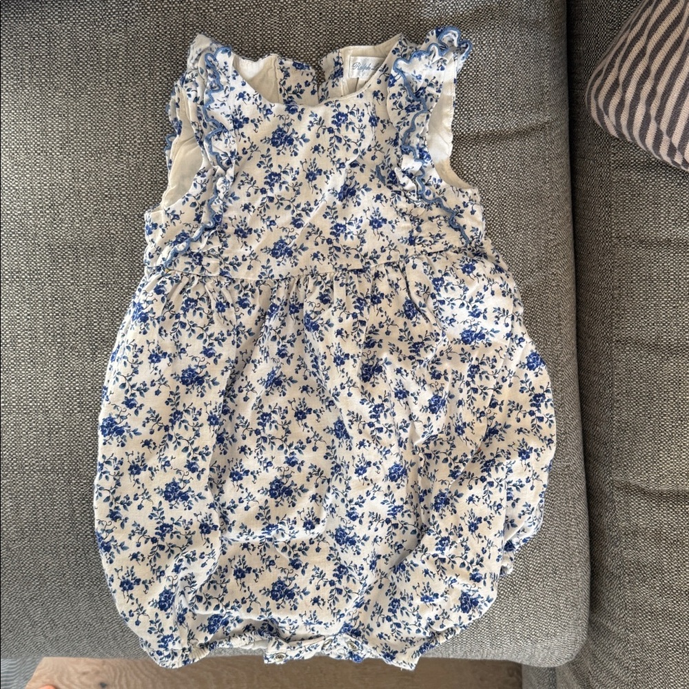 LIKE NEW Ralph Lauren Baby Floral Romper